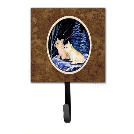 Jensendistributionservices Starry Night French Bulldog Leash Holder Or Key Hook MI1656052